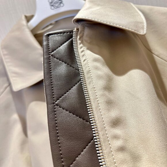 Loewe Women's Natural Relaxed Fit Balloon Jacket - Picture 10 of 11